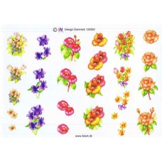 Blomster til små kort