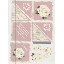 Blomster - Rose,Basispapir