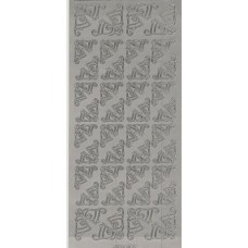 Stickers - Jul - Klokker - Sølv