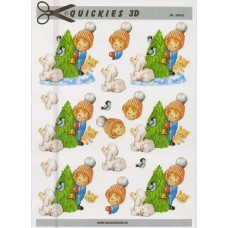 Quickies 3D - Jul - Børn - Dyr