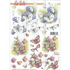 Blomster - Blomster med sommerfugle