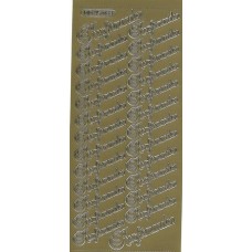 Tekst - Konfirmanden - Guld