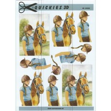 Quickies 3d  - Pige med hest