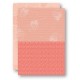 Basis Papir - Background Sheets - Salmon flowers-2
