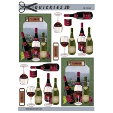 Quickies 3d - Vinflasker - Glas