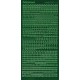 Stickers -Hobbydots Bogstaver/Tal - Green - Mirror
