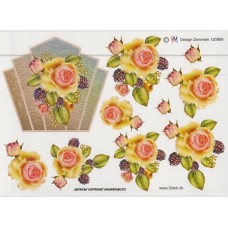 Blomster - Blomster med baggrund