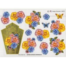 Blomster - Blomster med baggrund