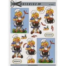 Quickies 3D - Dame - Grillmester
