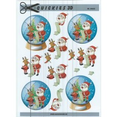 Quickies 3d  - Jul - Julemand - Elg