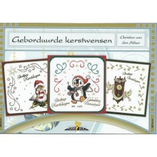 Hobbydols 129 - Geborduurde kerstwensen