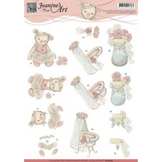 Jeanine/s Art - Bamse - Vugge - Sko