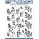 Yvonne Creation - Playful Winter  - Snemænd - Pige