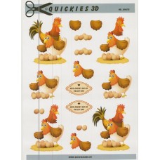Quickies 3D - Høne - Hane
