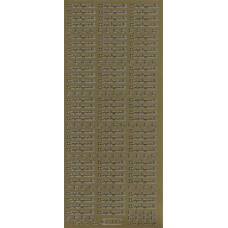 Tekst - Engelsk - Handmade - Guld
