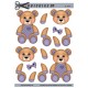 Quickies 3d - Bamse - Blå