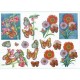 Blomster - Blomster med sommerfugle