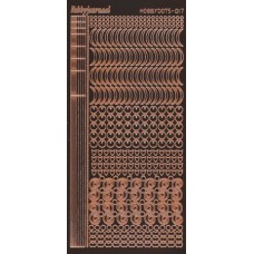 Hobbydots serie 017 - Mirror - Copper 