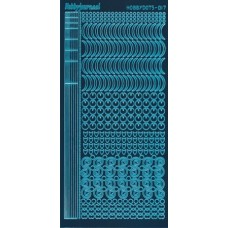 Hobbydots serie 017 - Mirror - Turquoise