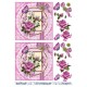 Blomster - Rose med Baggrund - Sommerfugl