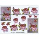 Blomster - Rose med Baggrund - Sommerfugl