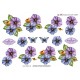 Blomster -Blå og lilla petunia