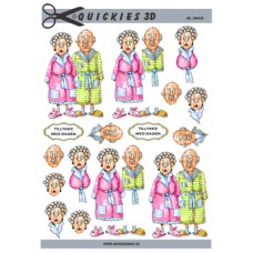 Quickies 3d - Søvnige Ægtepar i morgenkåbe