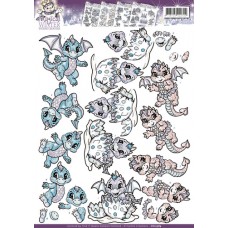 Yvonne Creation -Magical Winter  - Dragons