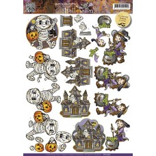 Yvonne Creation - Halloween - Spøgelse - Heks