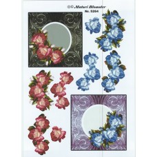 Blomster - Roser i ramme