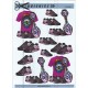Quickies 3D - Skateboard - Trøje - Hjelm - Pink