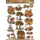 Yvonne Creation - Træ - Græskar - Fugl