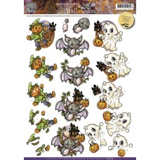 Yvonne Creation - Halloween - Spøgelse - Flagermus 