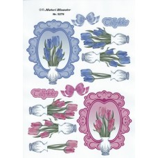 Blomster - Tulipaner i ramme