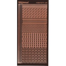 Stickers - Hobbydots serie 19 - Mirror Copper