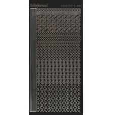 Stickers - Hobbydots serie 19 - Mirror Brown