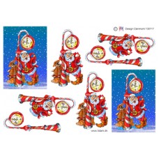 Jul - Nisse ved lygtepæl