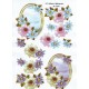 Blomster - Sommerblomster i ovale rammer 