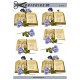 Quickies 3d - Konfirmation  - Dreng - Bog og Rose