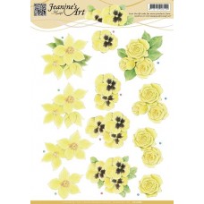 Jeanine/s Art - Blomster - Gule