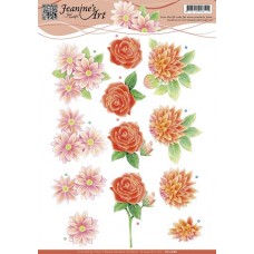 Jeanine/s Art - Blomster - Orange