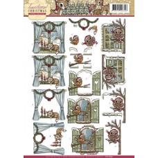 Yvonne Creation - Traditionel Christmas - Vinduer med udsigt
