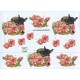 Blomster - Blomster med hunde i kurv