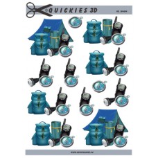 Quickies 3d - Telttur med blå telt