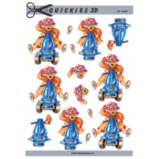 Quickies 3d - Ældre dame på el scooter