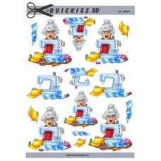 Quickies 3d - Ældre dame med symaskine