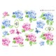 Blomster - Roser i blå og rød farve