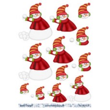 Jul - Rød snemand