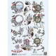 Amy design - Maritime - Anker - Skib - Klokke