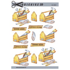 Quickies 3D - Kasse med værktøj